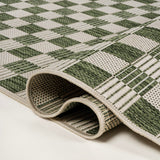 Laurel Traditional Cottage Checkerboard Indoor/Outdoor Area Rug