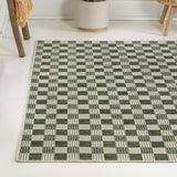 Laurel Traditional Cottage Checkerboard Indoor/Outdoor Area Rug