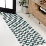Laurel Traditional Cottage Checkerboard Indoor/Outdoor Area Rug