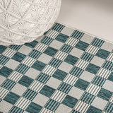 Laurel Traditional Cottage Checkerboard Indoor/Outdoor Area Rug
