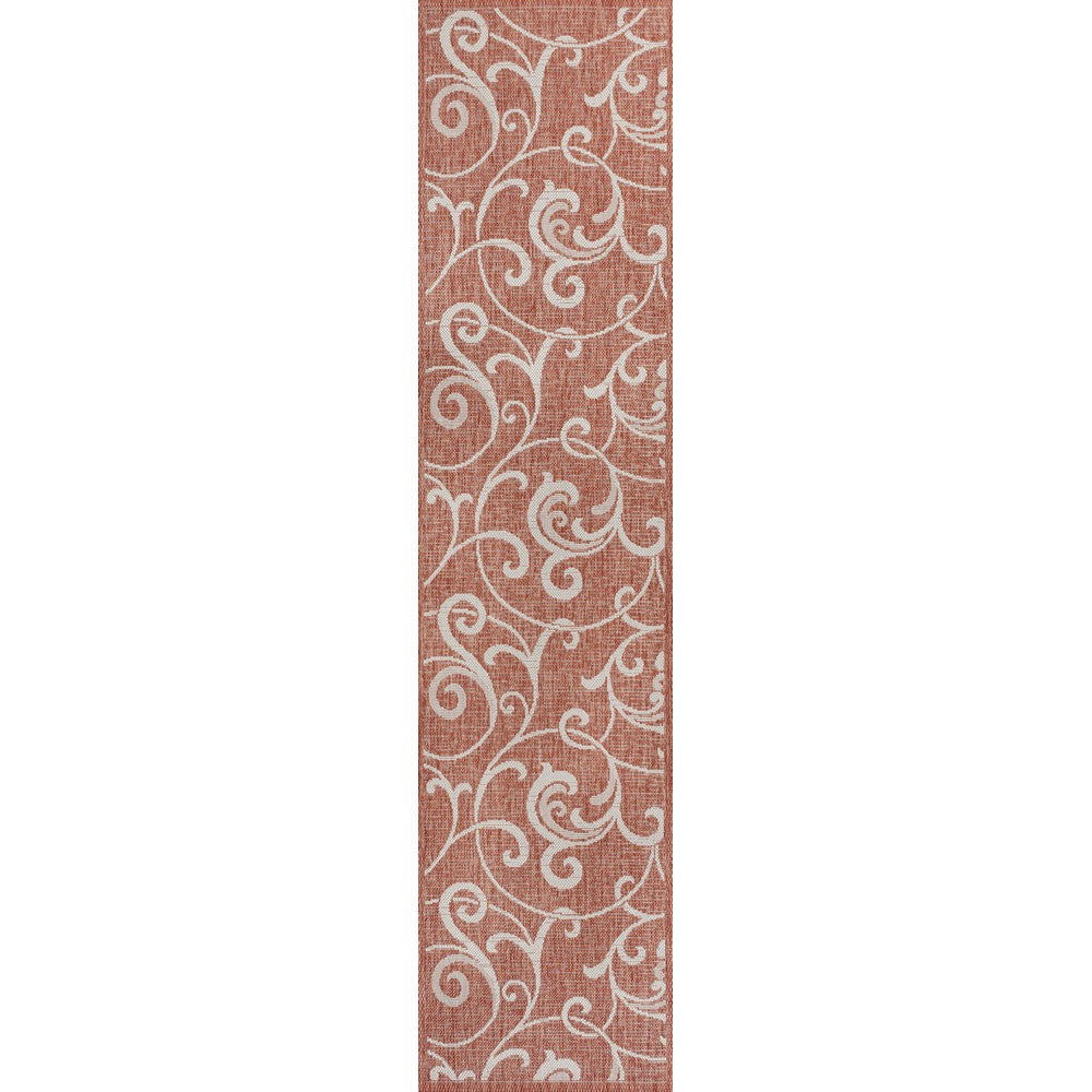 Domani Traditional Classic All-Over Scroll Indoor/Outdoor Area Rug