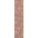 Domani Traditional Classic All-Over Scroll Indoor/Outdoor Area Rug