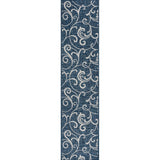 Domani Traditional Classic All-Over Scroll Indoor/Outdoor Area Rug