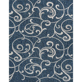 Domani Traditional Classic All-Over Scroll Indoor/Outdoor Area Rug