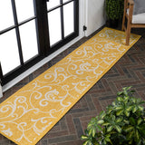 Domani Traditional Classic All-Over Scroll Indoor/Outdoor Area Rug