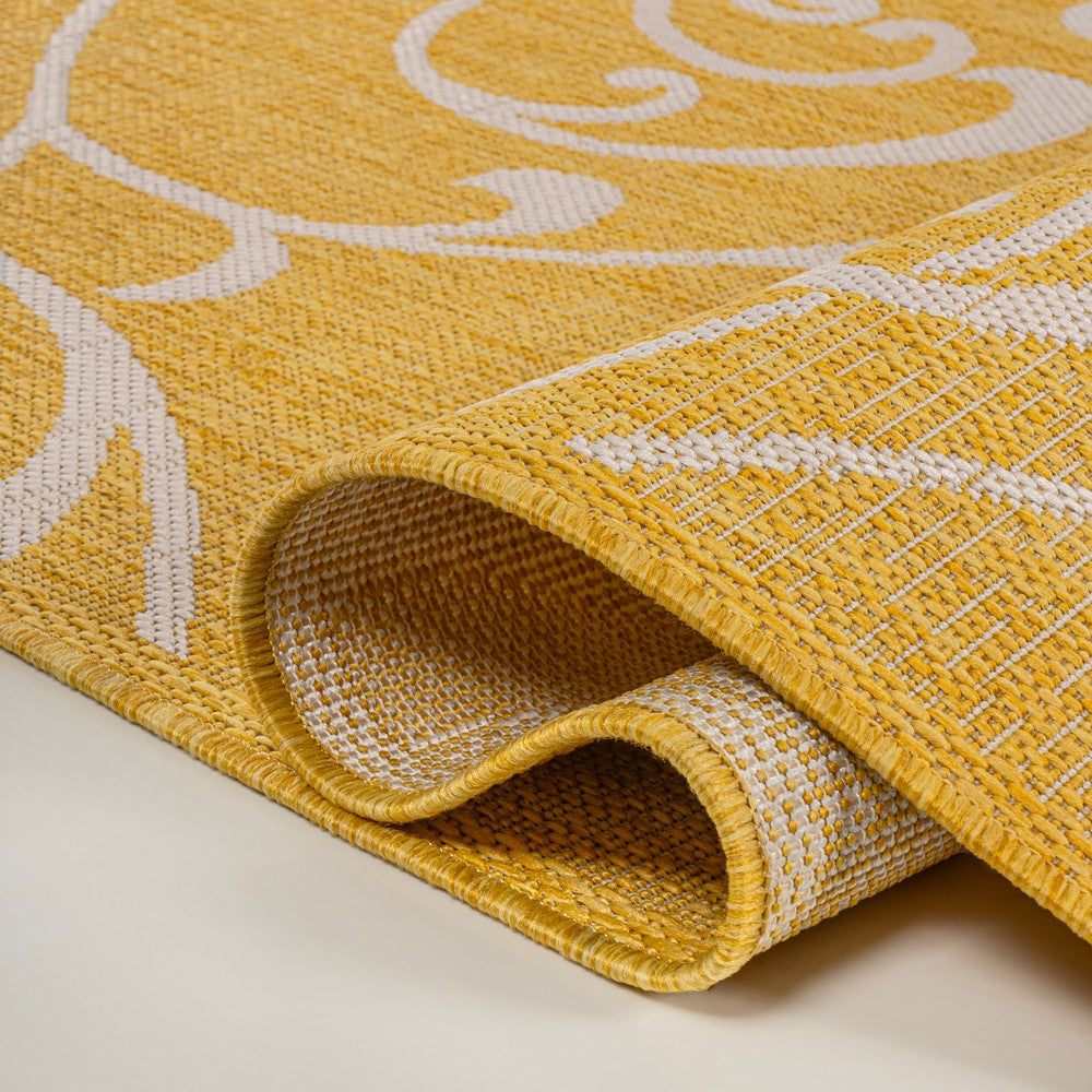 Domani Traditional Classic All-Over Scroll Indoor/Outdoor Area Rug
