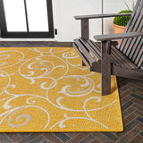 Domani Traditional Classic All-Over Scroll Indoor/Outdoor Area Rug
