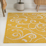 Domani Traditional Classic All-Over Scroll Indoor/Outdoor Area Rug