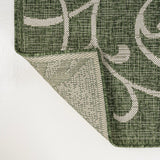 Domani Traditional Classic All-Over Scroll Indoor/Outdoor Area Rug