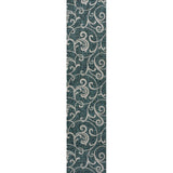 Domani Traditional Classic All-Over Scroll Indoor/Outdoor Area Rug