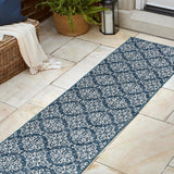 Nexus Traditional Mediterranean Tile Design Indoor/Outdoor Area Rug