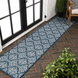 Nexus Traditional Mediterranean Tile Design Indoor/Outdoor Area Rug