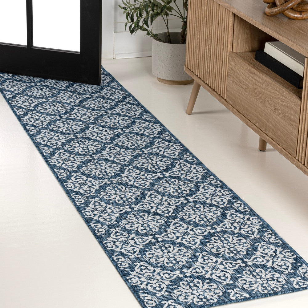 Nexus Traditional Mediterranean Tile Design Indoor/Outdoor Area Rug