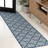 Nexus Traditional Mediterranean Tile Design Indoor/Outdoor Area Rug