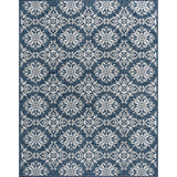 Nexus Traditional Mediterranean Tile Design Indoor/Outdoor Area Rug