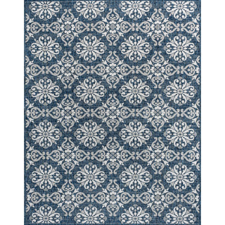 Nexus Traditional Mediterranean Tile Design Indoor/Outdoor Area Rug