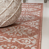 Nexus Traditional Mediterranean Tile Design Indoor/Outdoor Area Rug