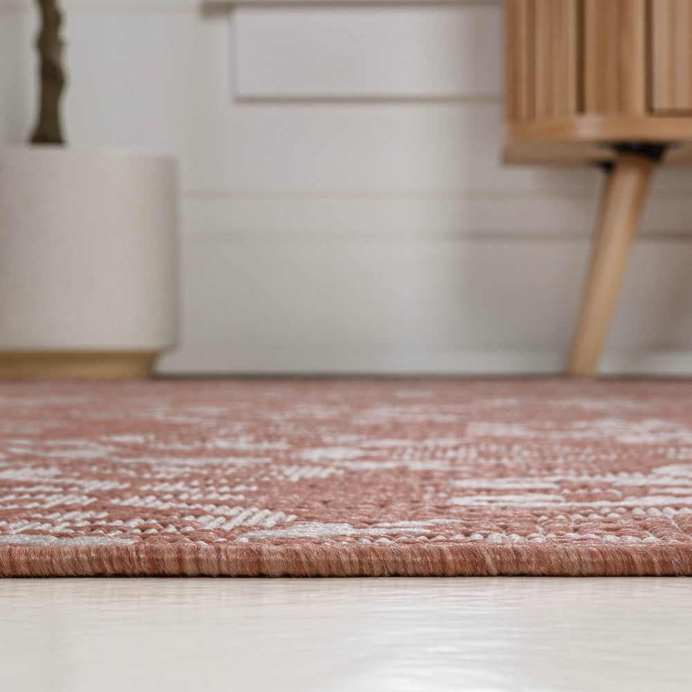 Nexus Traditional Mediterranean Tile Design Indoor/Outdoor Area Rug