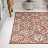 Nexus Traditional Mediterranean Tile Design Indoor/Outdoor Area Rug