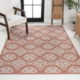 Nexus Traditional Mediterranean Tile Design Indoor/Outdoor Area Rug