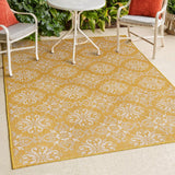 Nexus Traditional Mediterranean Tile Design Indoor/Outdoor Area Rug