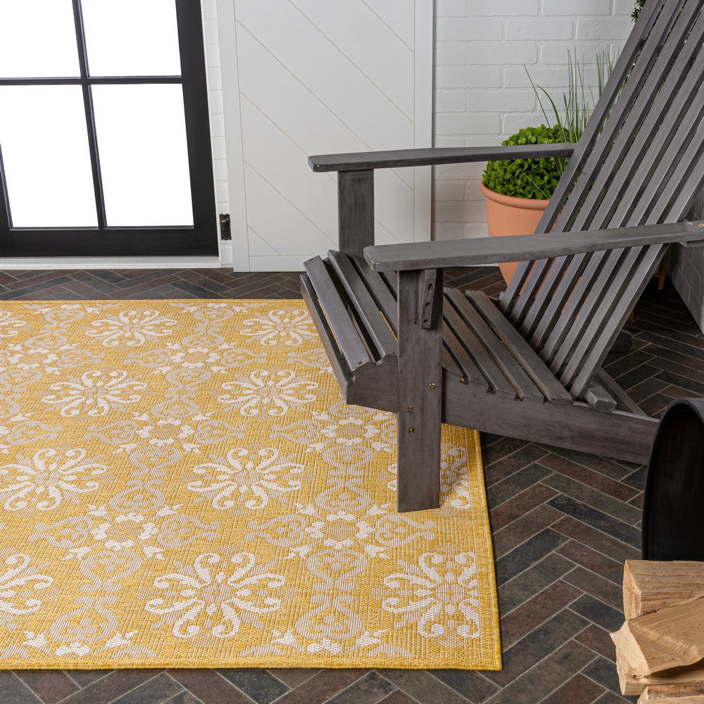 Nexus Traditional Mediterranean Tile Design Indoor/Outdoor Area Rug