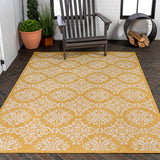 Nexus Traditional Mediterranean Tile Design Indoor/Outdoor Area Rug
