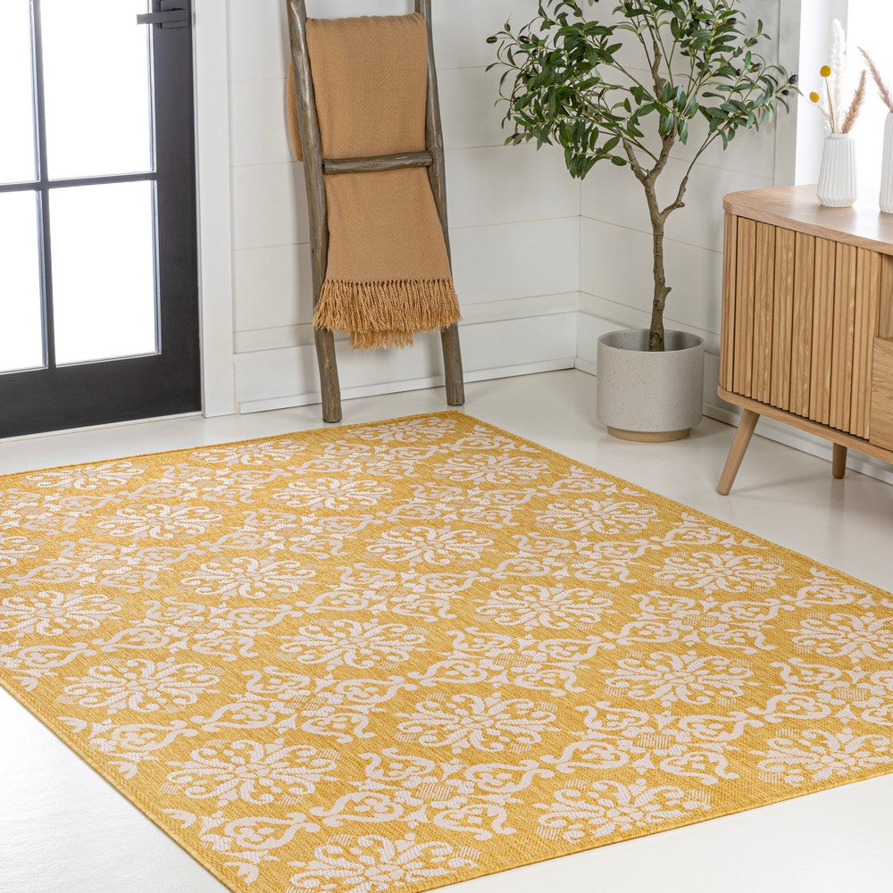 Nexus Traditional Mediterranean Tile Design Indoor/Outdoor Area Rug
