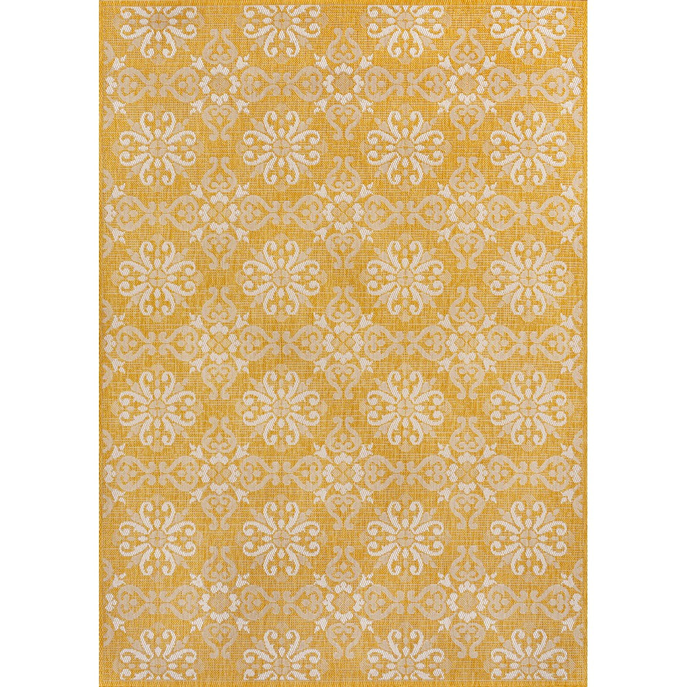 Nexus Traditional Mediterranean Tile Design Indoor/Outdoor Area Rug