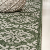 Nexus Traditional Mediterranean Tile Design Indoor/Outdoor Area Rug