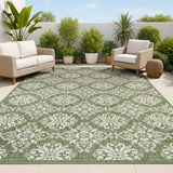 Nexus Traditional Mediterranean Tile Design Indoor/Outdoor Area Rug