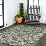 Nexus Traditional Mediterranean Tile Design Indoor/Outdoor Area Rug