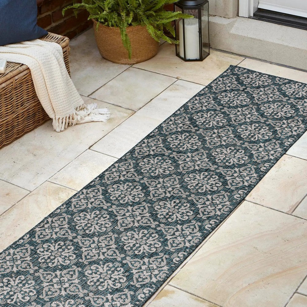 Nexus Traditional Mediterranean Tile Design Indoor/Outdoor Area Rug
