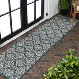 Nexus Traditional Mediterranean Tile Design Indoor/Outdoor Area Rug