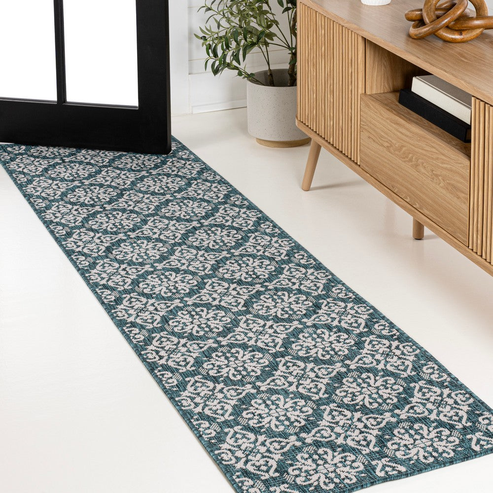 Nexus Traditional Mediterranean Tile Design Indoor/Outdoor Area Rug