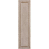 Woollen Classic Casual Border Stripe Indoor/Outdoor Area Rug