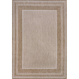 Woollen Classic Casual Border Stripe Indoor/Outdoor Area Rug