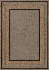 Woollen Classic Casual Border Stripe Indoor/Outdoor Area Rug