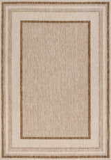Woollen Classic Casual Border Stripe Indoor/Outdoor Area Rug