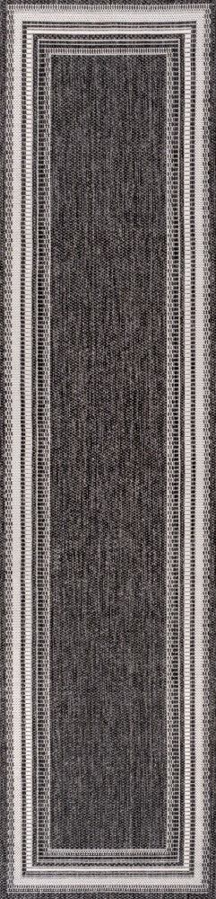 Barclay Traditional Casual Pinstripe Border Indoor/Outdoor Area Rug
