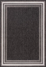 Barclay Traditional Casual Pinstripe Border Indoor/Outdoor Area Rug