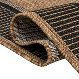 Barclay Traditional Casual Pinstripe Border Indoor/Outdoor Area Rug