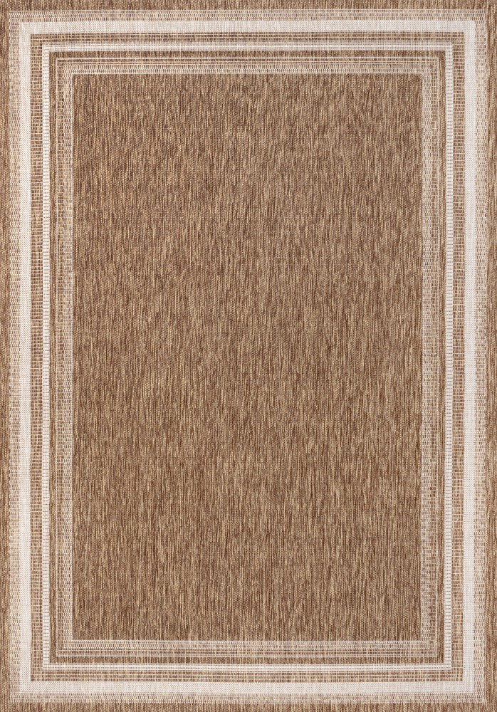 Barclay Traditional Casual Pinstripe Border Indoor/Outdoor Area Rug