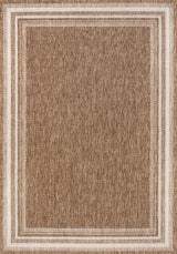 Barclay Traditional Casual Pinstripe Border Indoor/Outdoor Area Rug