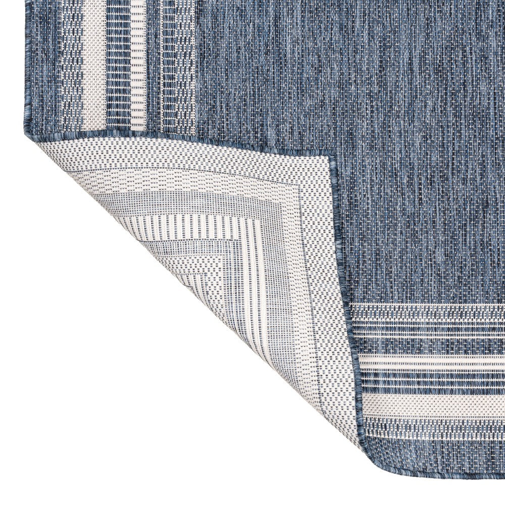 Barclay Traditional Casual Pinstripe Border Indoor/Outdoor Area Rug