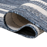 Barclay Traditional Casual Pinstripe Border Indoor/Outdoor Area Rug