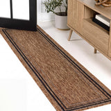 Barclay Traditional Casual Pinstripe Border Indoor/Outdoor Area Rug