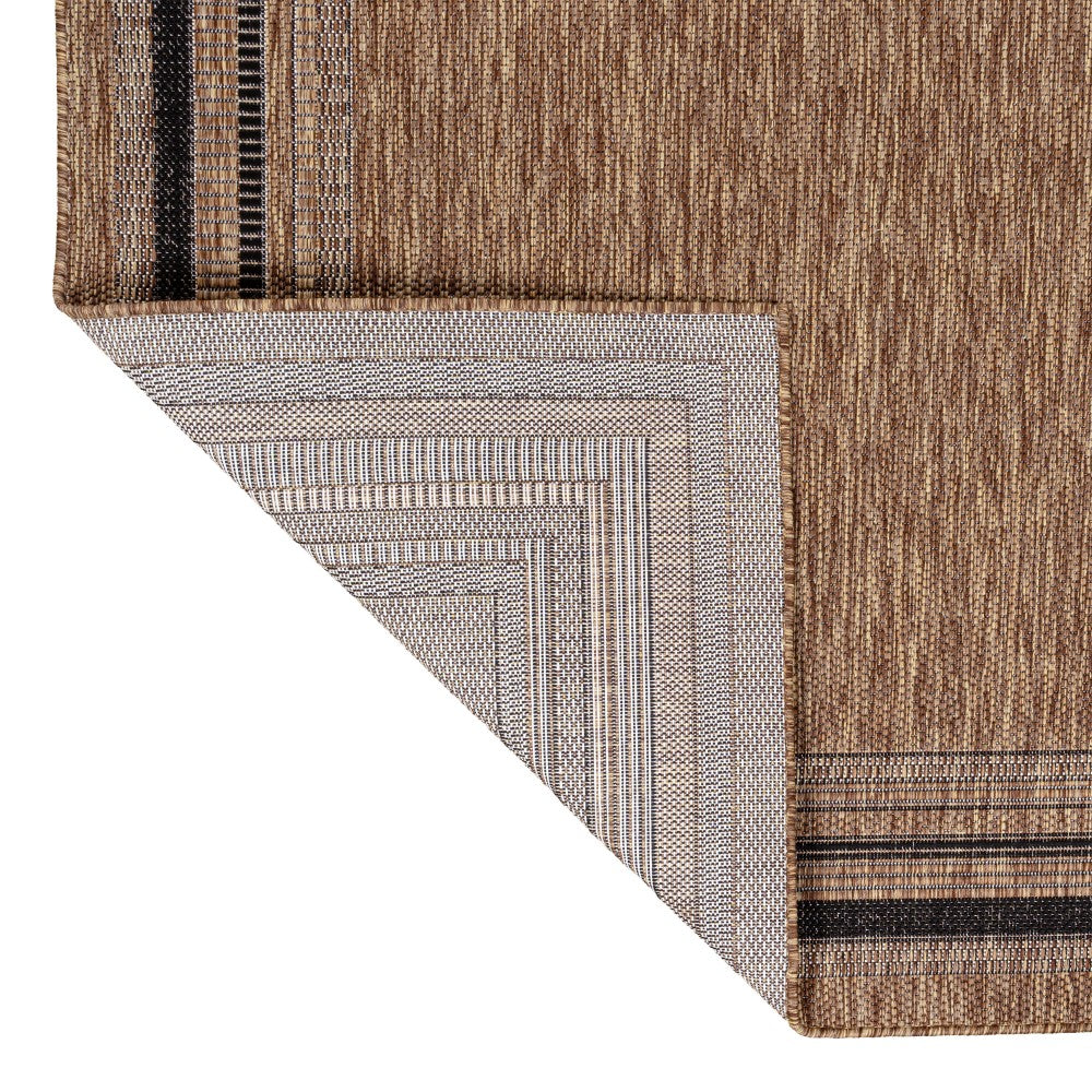 Barclay Traditional Casual Pinstripe Border Indoor/Outdoor Area Rug