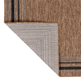 Barclay Traditional Casual Pinstripe Border Indoor/Outdoor Area Rug
