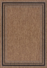 Barclay Traditional Casual Pinstripe Border Indoor/Outdoor Area Rug